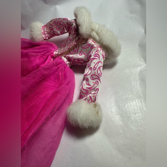 Lot 2 Barbie Fashion Avenue Deluxe 1995 Pink & Fur Gown Purple Dress 14305 14980 - Picture 8 of 10